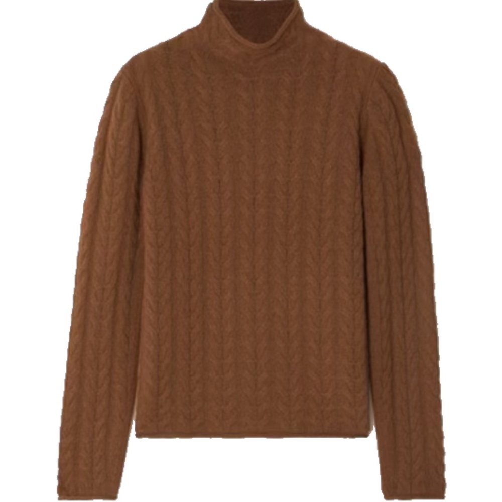 Theory Cable Knit Turtleneck Sweater